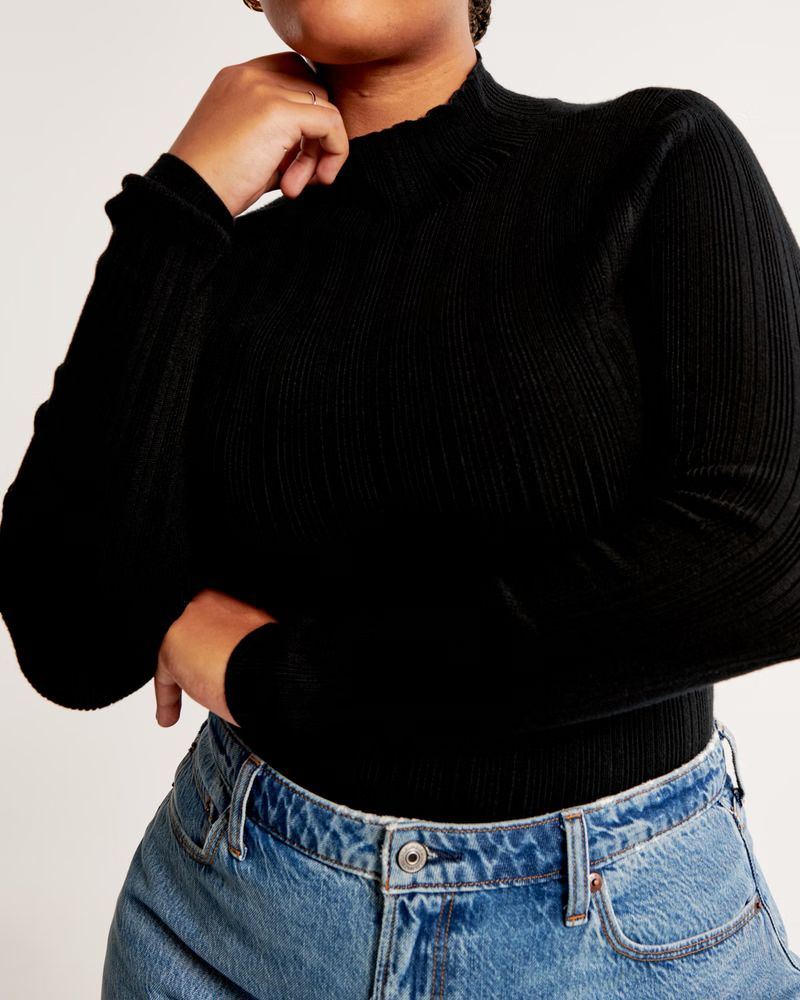 Women's Turtleneck Sweater Bodysuit | Women's | Abercrombie.com | Abercrombie & Fitch (US)