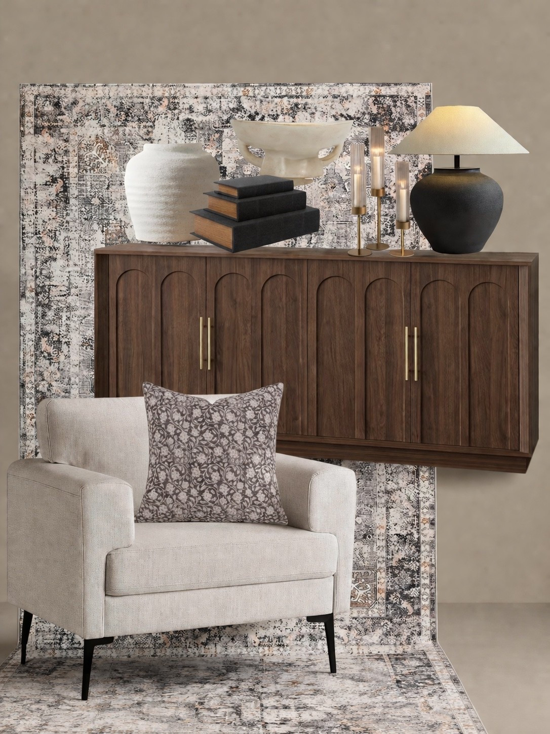 Neutral Living Room Amazon Finds That Look High End

Follow @farmtotablecreations on Instagram for more home finds you’ll love 🤍

These Amazon pieces create that warm, elevated look without the designer price tag. From the rich wood cabinet and vintage-inspired rug to the sculptural decor and cozy accent chair, everything layers together for a timeless, collected feel that instantly makes a space feel styled and complete.

#livingroomfurniture #accentchair #cabinet #tablelamp #pillows #homedecor #amazonhome #livingroomdecor #arearug #neutraldecor

#LTKHome #LTKSaleAlert