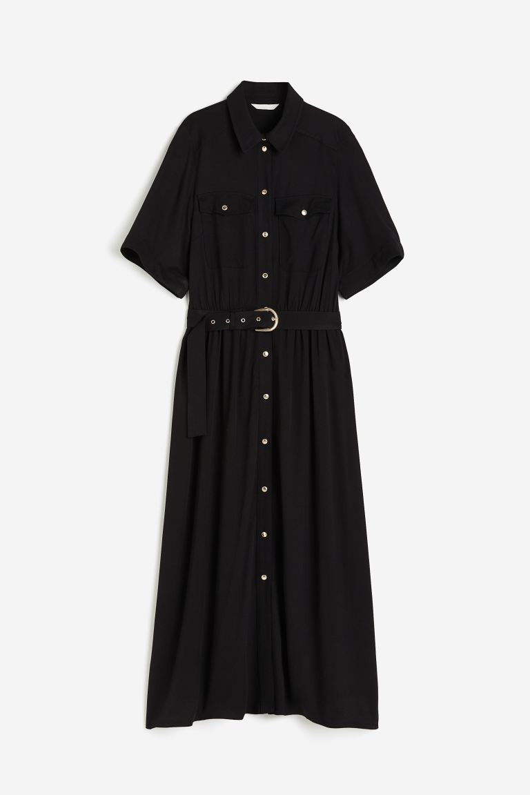 Shirt Dress with Belt | H&M (US + CA)
