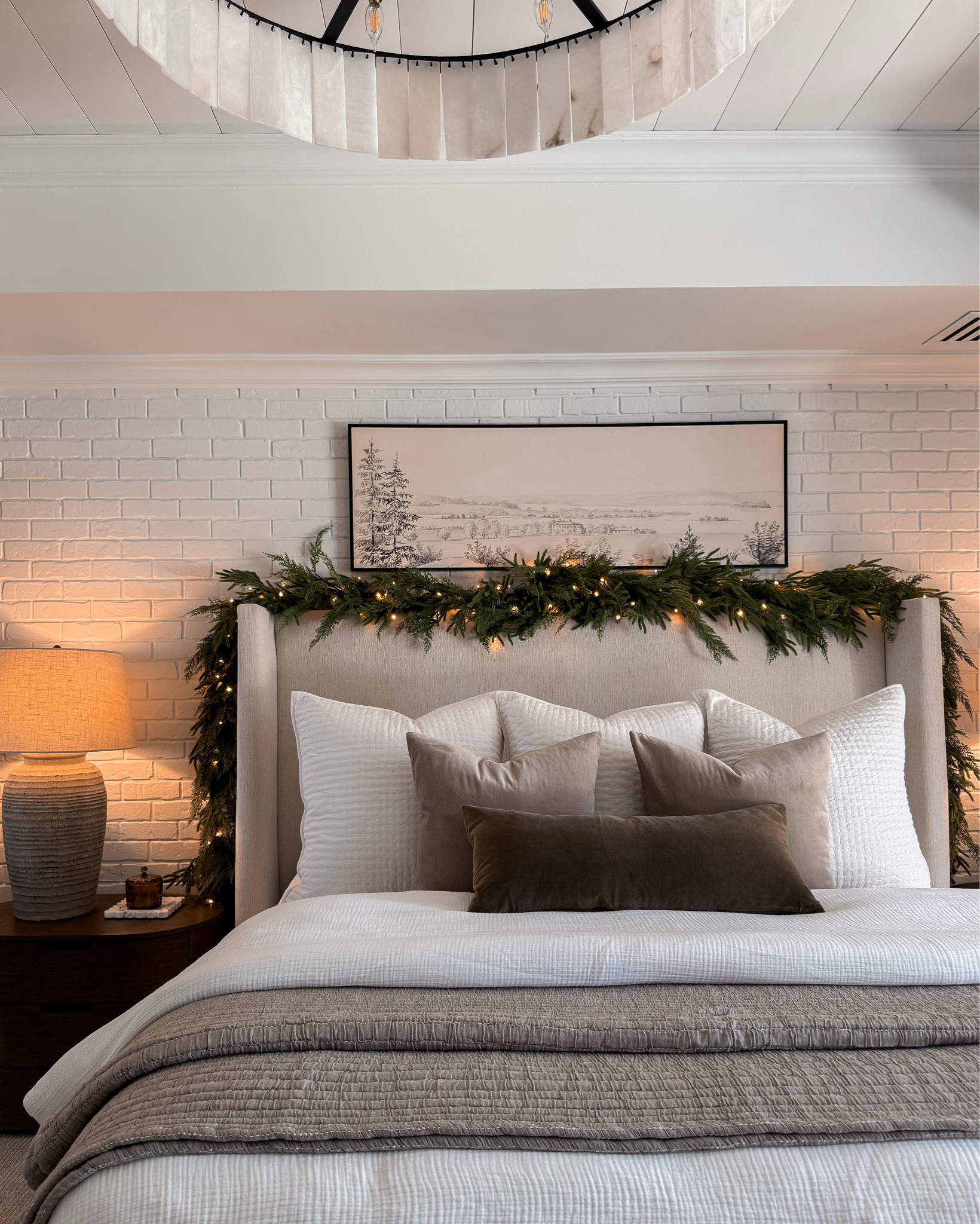 All the details that make up our cozy winter bedroom. Our garland is still available and 60% off! Stock up for next year! 

#LTKSaleAlert #LTKHome #LTKSeasonal