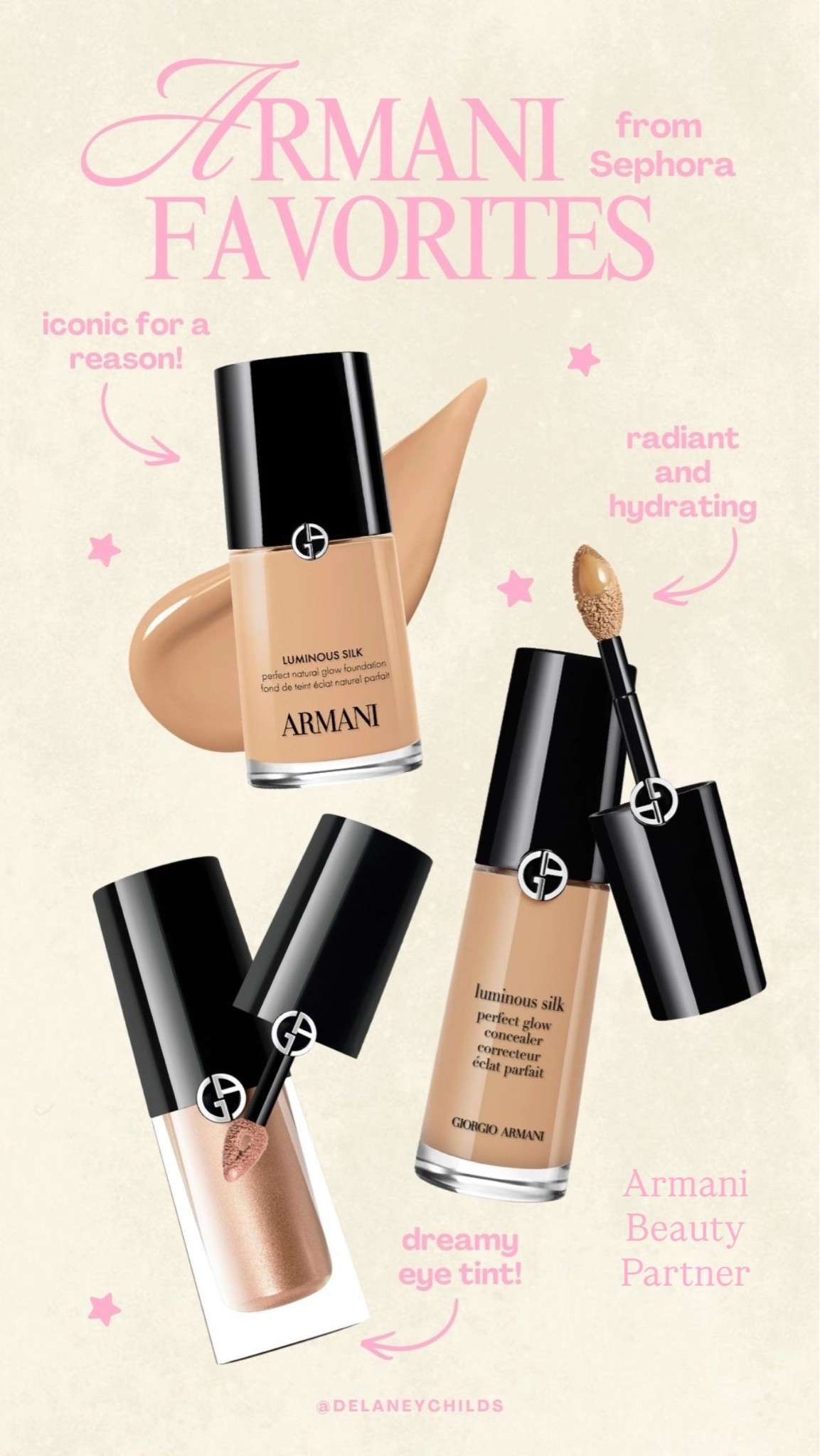 Armani favs! @armanibeauty @Sephora #armanibeautypartner #luminoussilk

#LTKgrwm #LTKootd #LTKdayinmylife