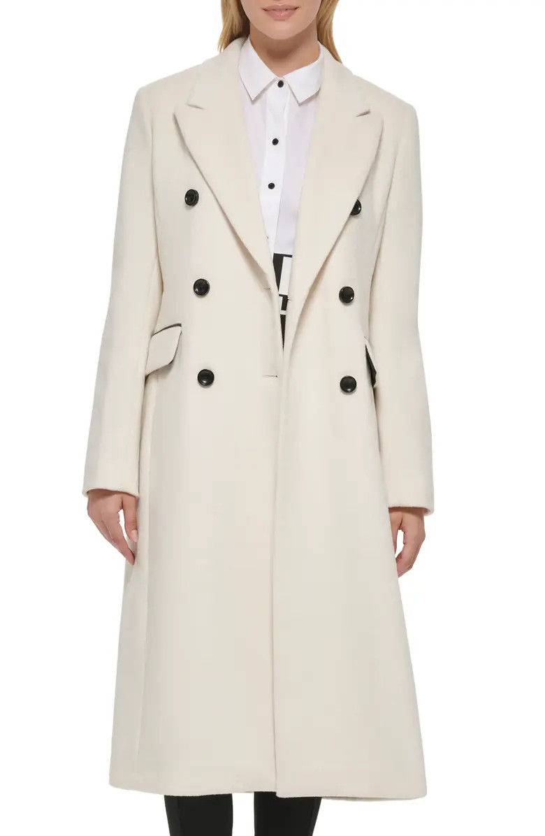 Wool Blend Double Breasted Coat | Nordstrom