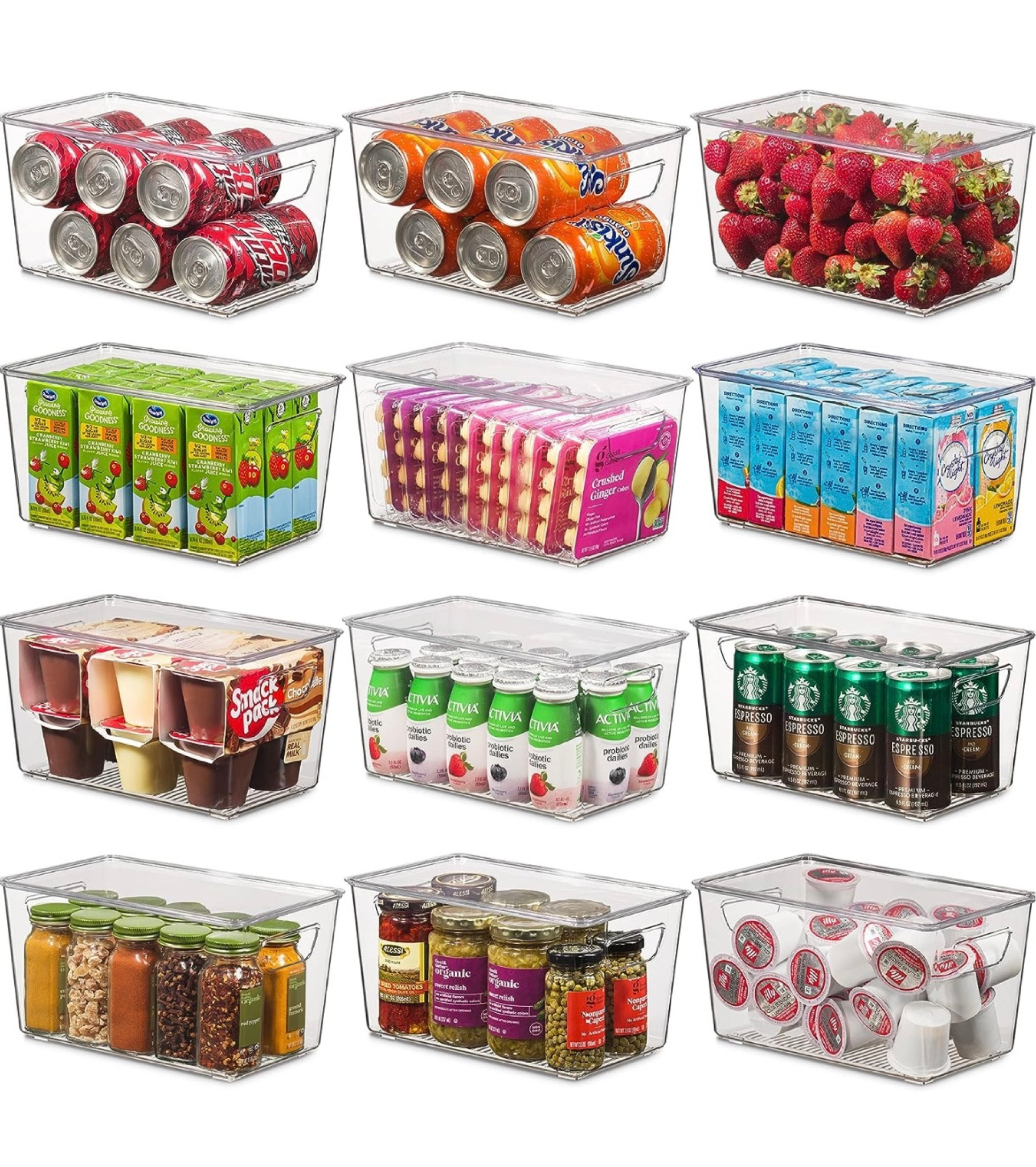 These are such great clear bins with lids to organize your refrigerator, under sinks, bathrooms, you name it!  And on sale!

#LTKhome #LTKfamily #LTKsalealert