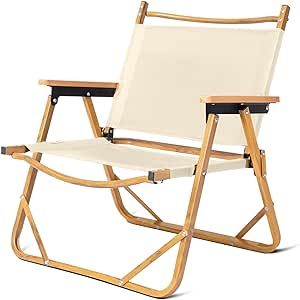 Outvita Portable Folding Camping Chair, Ultralight Low Beach Chair, Durable Aluminum Frame Armcha... | Amazon (US)