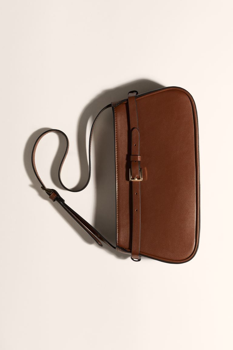 Belt-detail Shoulder Bag - Brown - Ladies | H&M US | H&M (US + CA)