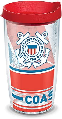 Tervis Coast Guard Forever Proud Made in USA Double Walled Insulated Tumbler, 16oz, Classic | Amazon (US)