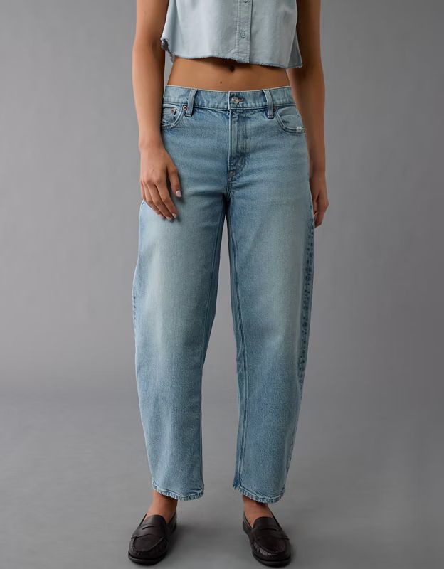 AE Stretch Barrel Jean | Aerie