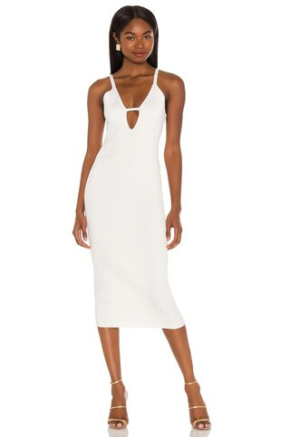 Michael Costello x REVOLVE Delora Dress in White from Revolve.com | Revolve Clothing (Global)