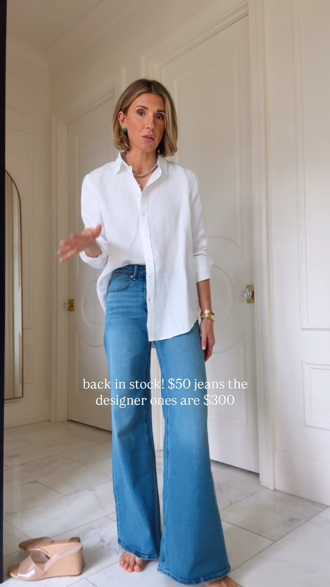 My top 5 items I wound recommended from @Quince - I'm wearing size small in tops and dressss and size 25 in jeans that fit tts #quincepartner