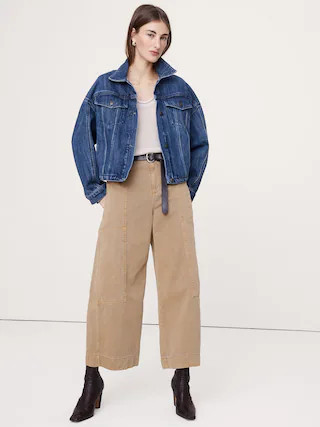 Oversized Jean Jacket | Banana Republic (CA)