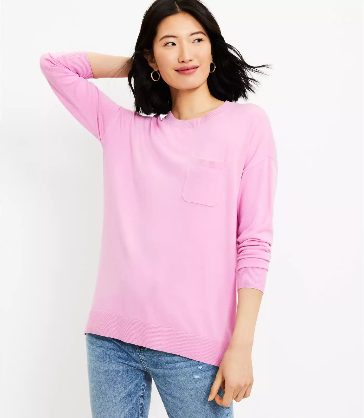 Pocket Tunic Sweater | LOFT | LOFT