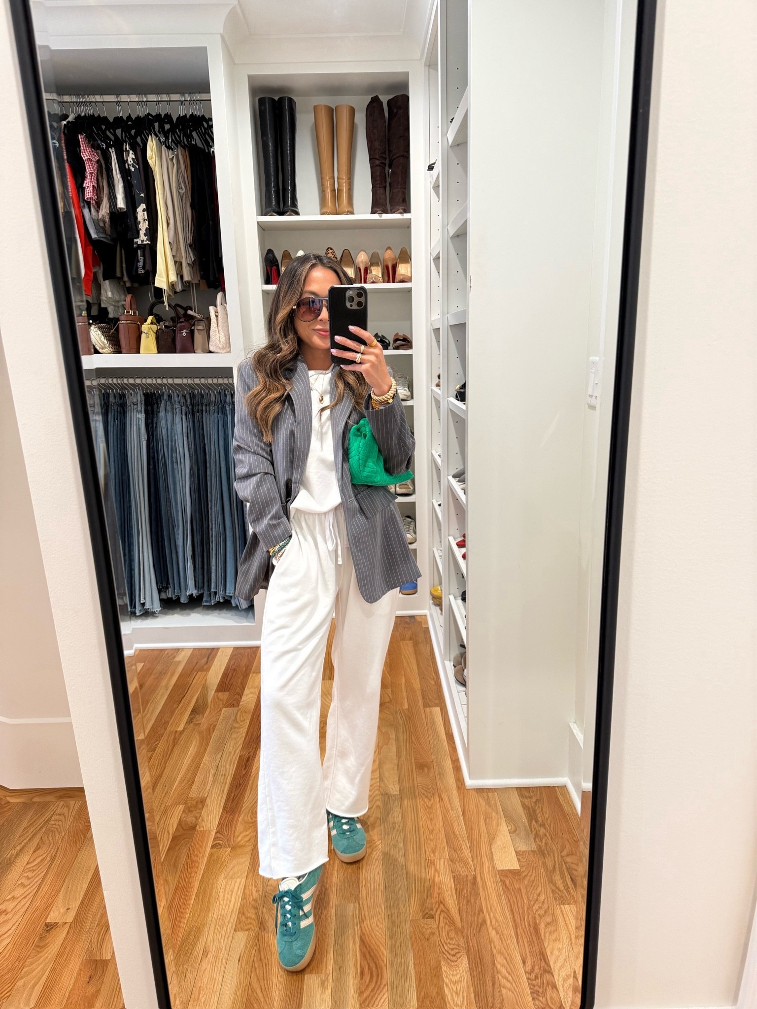 You CAN elevate a casual set like this from Amazon with just a cute blazer! This one is sadly sold out so I’m linking something similar.., the set is XS. Sneakers are 4 in kids

#LTKootd #LTKPetite #LTKOver40