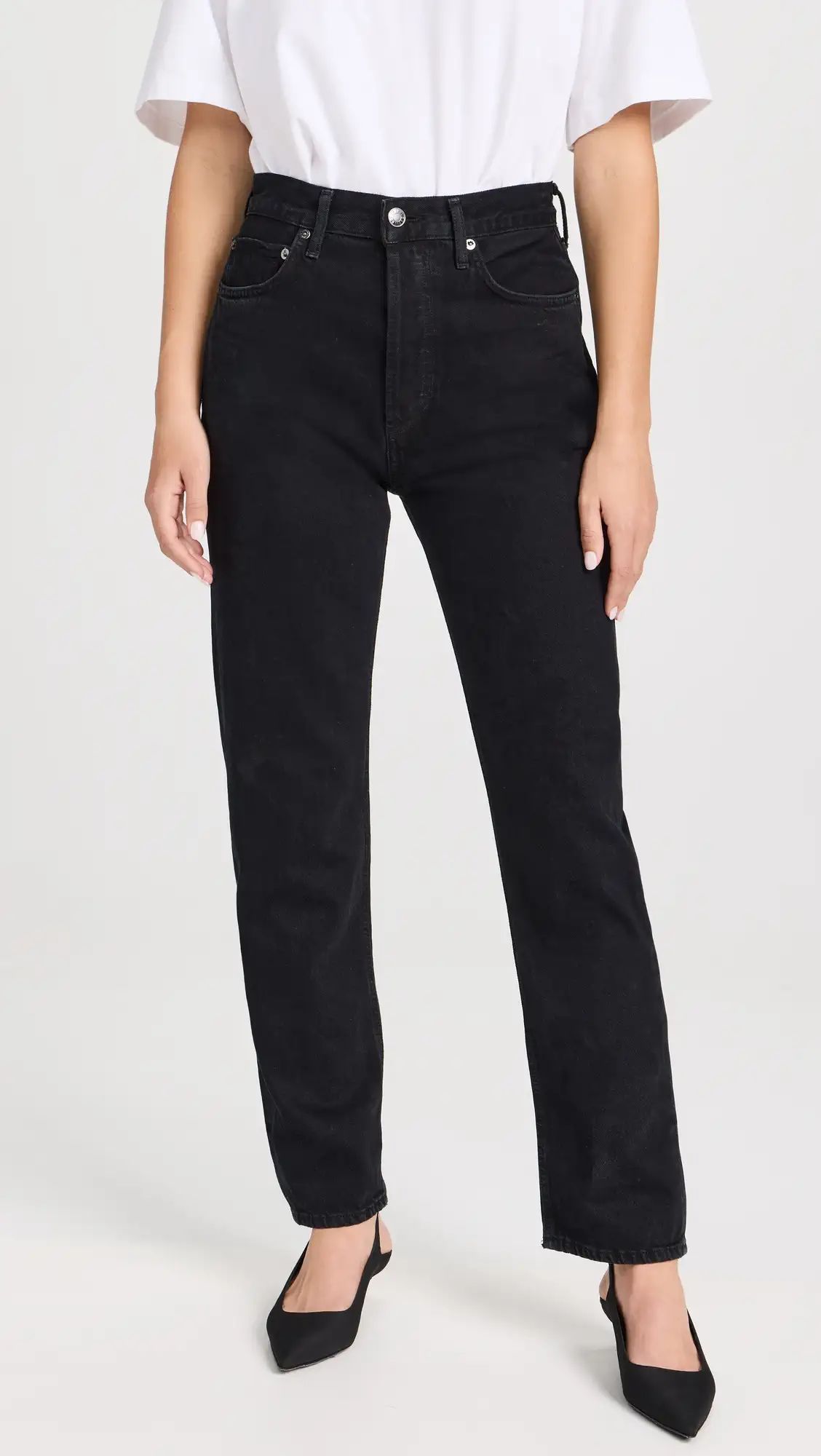 AGOLDE 90'S Pinch Waist: High Rise Straight Jeans | Shopbop | Shopbop