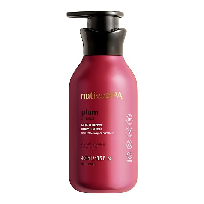 Nativa SPA by O Boticário, Plum Moisturizing Body Lotion, Fragranced Moisturizer Enriched with P... | Amazon (US)