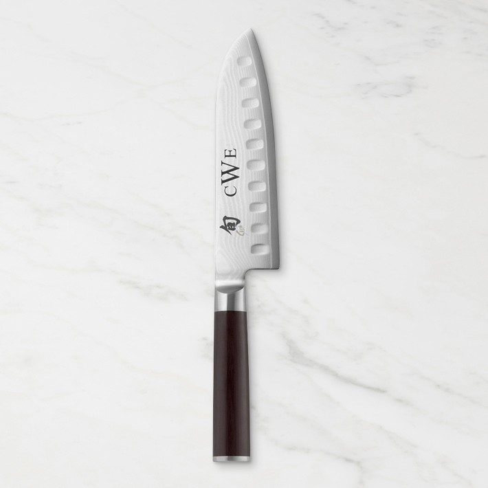 Shun Classic Hollow-Ground Santoku Knife | Williams-Sonoma