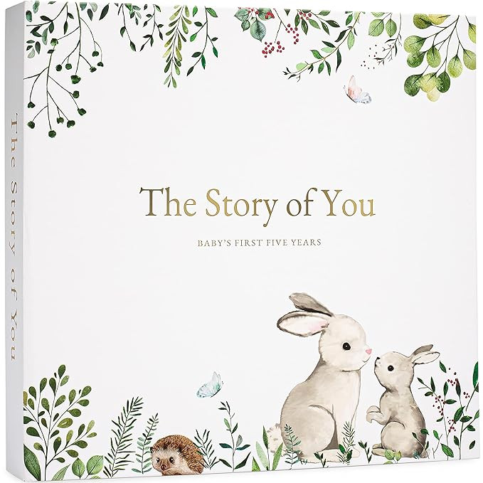 Keepsake Baby Memory Book for Baby Boy or Girl – Timeless Baby First 5 Year Baby Book – A Mil... | Amazon (US)