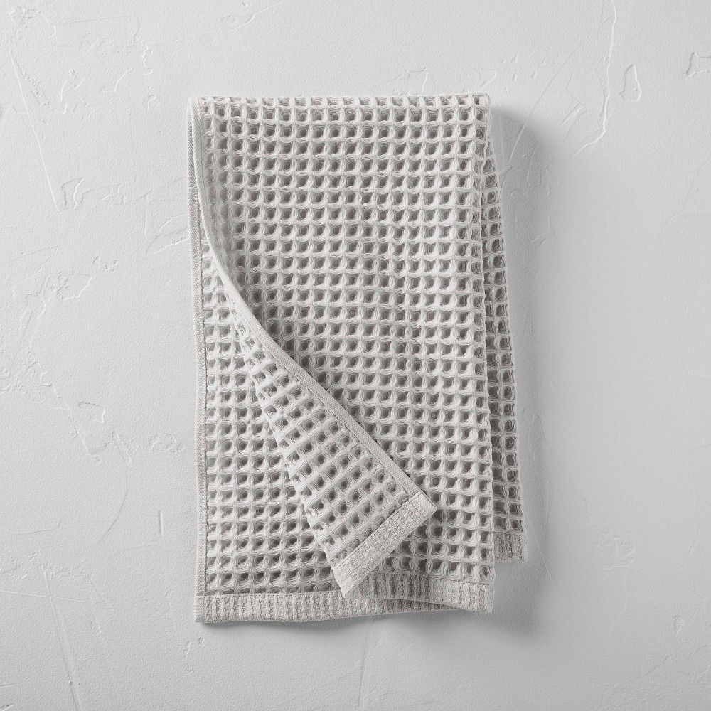 Waffle Hand Towel Gray - Casaluna | Target