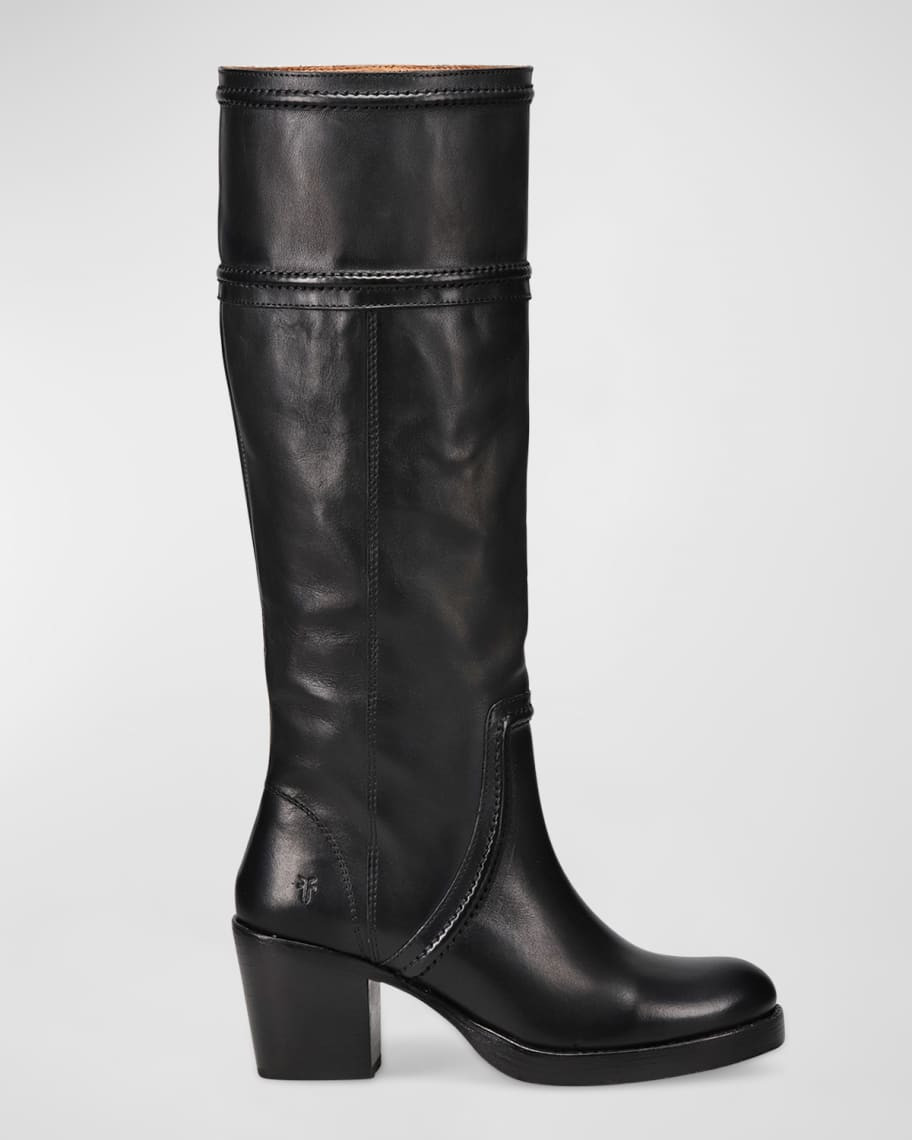 Frye Jean Leather Tall Boots | Neiman Marcus