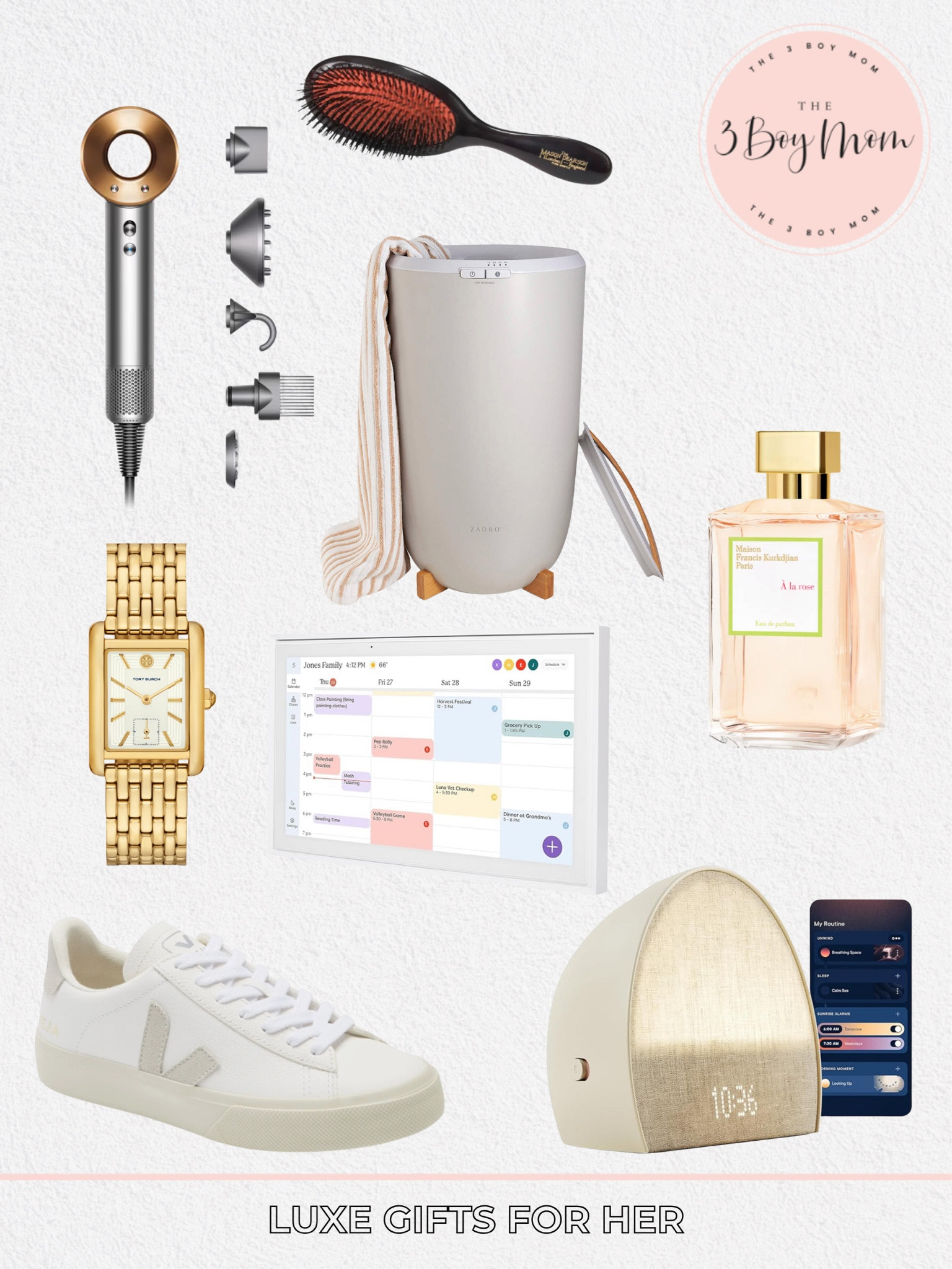 Luxe gifts for her 

gift guides, holiday, holiday gift ideas for her, gift ideas for mom, gift ideas for mother in law, gift ideas for sister, gift ideas for best friend, gift ideas for, Luxe Gifts for Her, gifts for your wife/girlfriend, watch, wall calendar, towel warmer, dyson hair dryer, hair brush, perfume, hatch restore

#LTKHoliday #LTKSeasonal #LTKGiftGuide