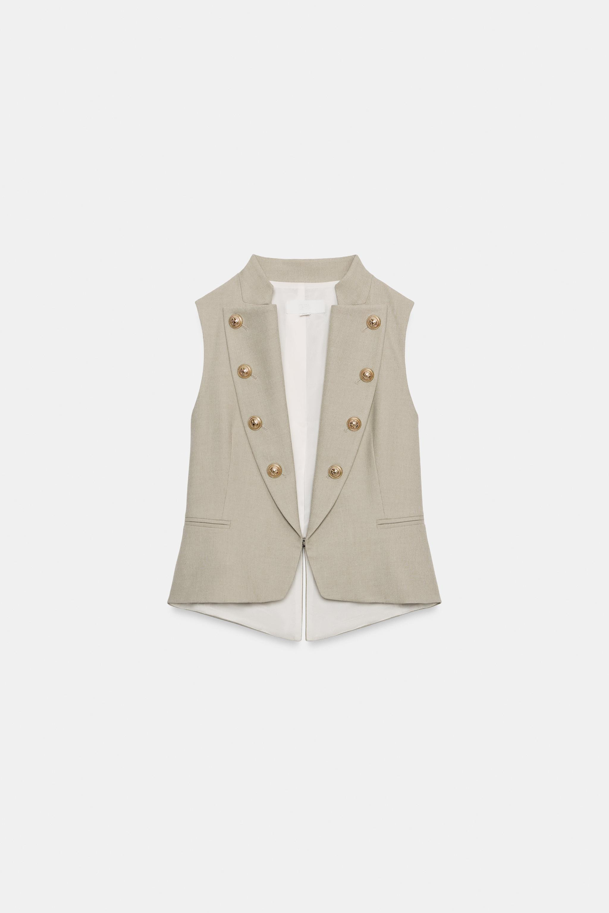 LAPEL BUTTON WAISTCOAT | Zara UK