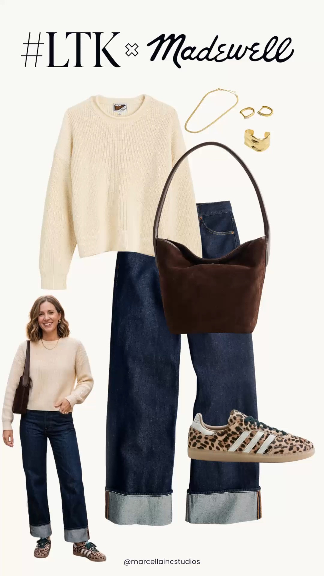Madewell x LTK sale! Love these dark denim paired with chocolate brown bag and adidas leopard sneaks for casual Friday or Happy Hour! #madewellsale #falloutfit #samba #sambaoutfit

#LTKxMadewell #LTKOver40 #LTKSaleAlert