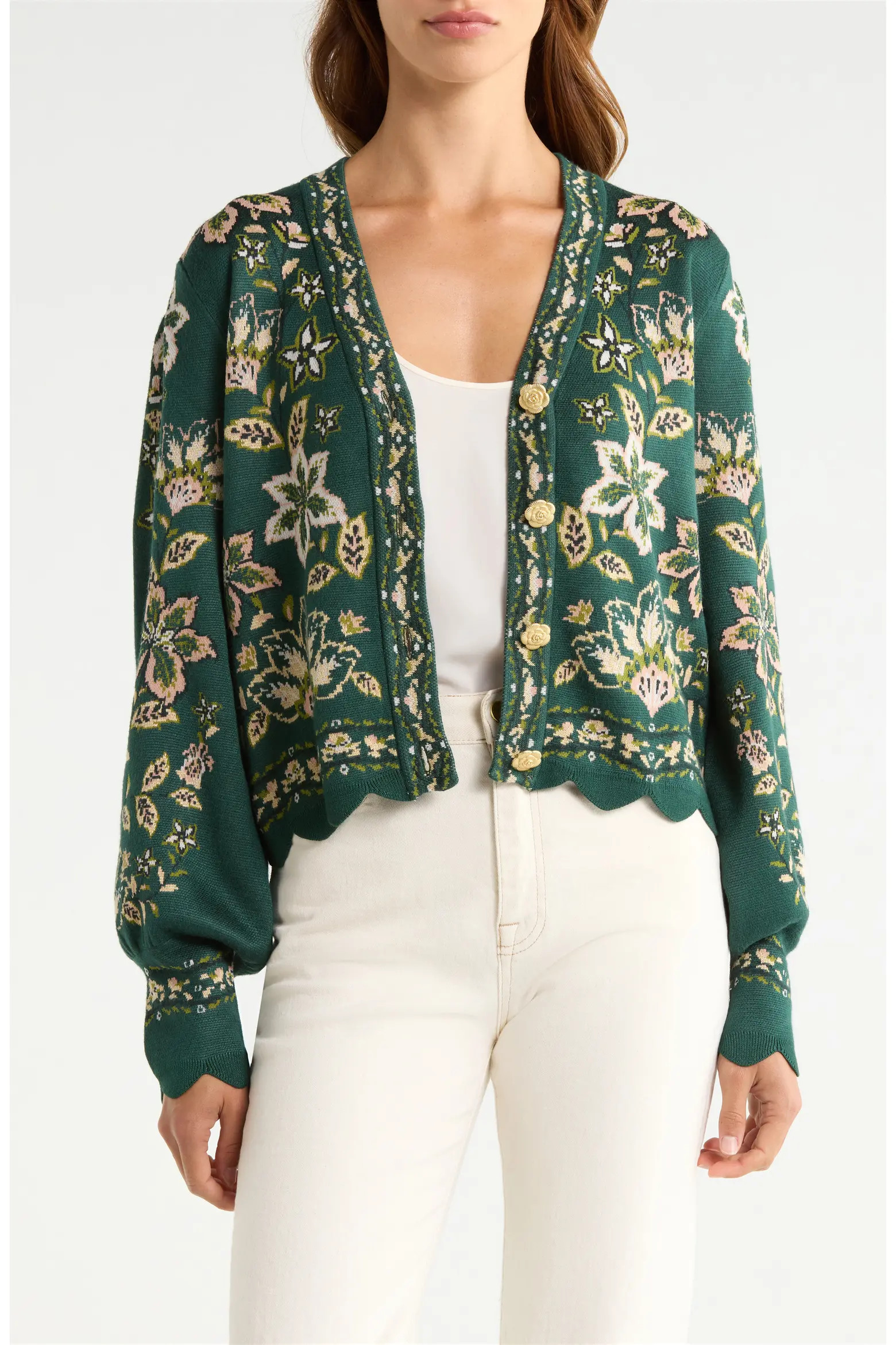 Garden Delight Button-Up Cardigan (Women) | Nordstrom | Nordstrom