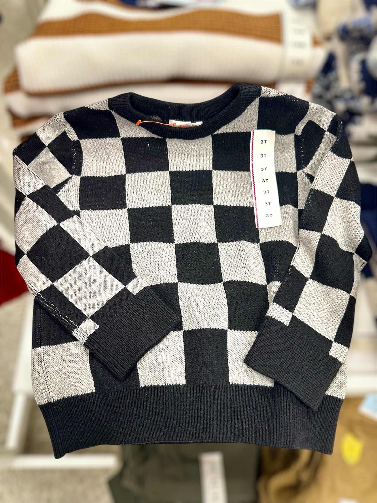 🖤 Cozy Kid Sweater (Target Find) 🩶
Found the cutest black and gray checkered pullover sweater at Target — perfect for cooler days, school outfits, or holiday season layering. I couldn’t find the exact one to link, but I shared similar sweaters with the same cozy, neutral vibe that are easy to style and budget-friendly.
Great staple piece for fall and winter wardrobes 👌

Keywords: kids sweater Target, boys pullover sweater, checkered sweater kids, neutral kids clothing, fall outfits for kids, winter clothes for boys, cozy kids outfits, budget kids fashion
#LTKKids #TargetFinds #KidsFashion #BoyMomLife #CozyKids #FallKidsStyle #WinterKidsWear #BudgetFinds #EverydayKids #LTKFinds

#LTKootd #LTKmomlife #LTKKids