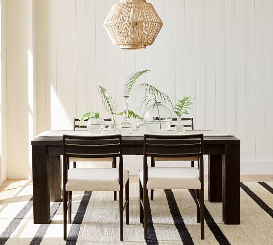 Folsom Storage Extending Dining Table | Pottery Barn (US)