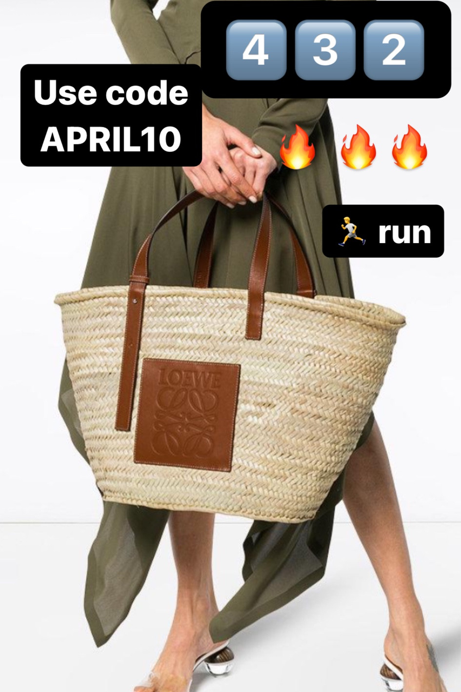 Loewe Logo Patch Large Basket Bag curated on LTK