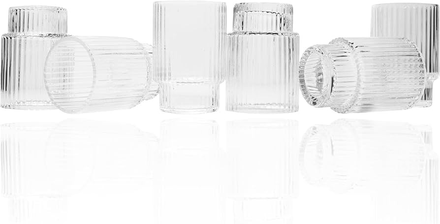 Handmade Art Deco Shot Glasses Set of 6 - Vintage Fancy Shot Glass Set in a Gift-Ready Box - Disp... | Amazon (US)