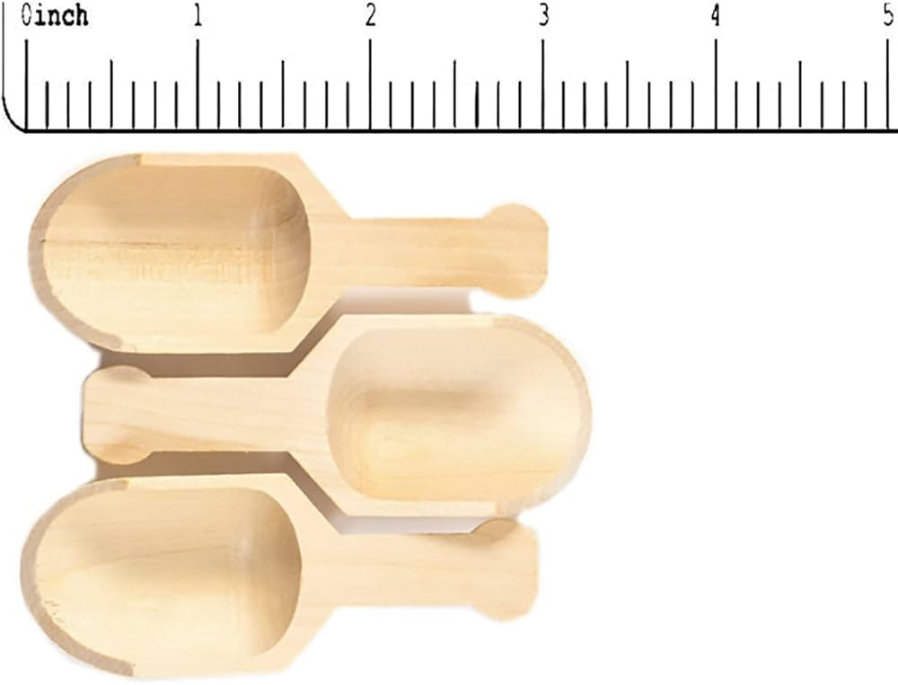 Perfect Stix - Scoop 3- 6ct Scoop 3-10ct Mini Wood Scooper, 3" Long x 11/4" Wide (Pack of 10),Bei... | Amazon (US)