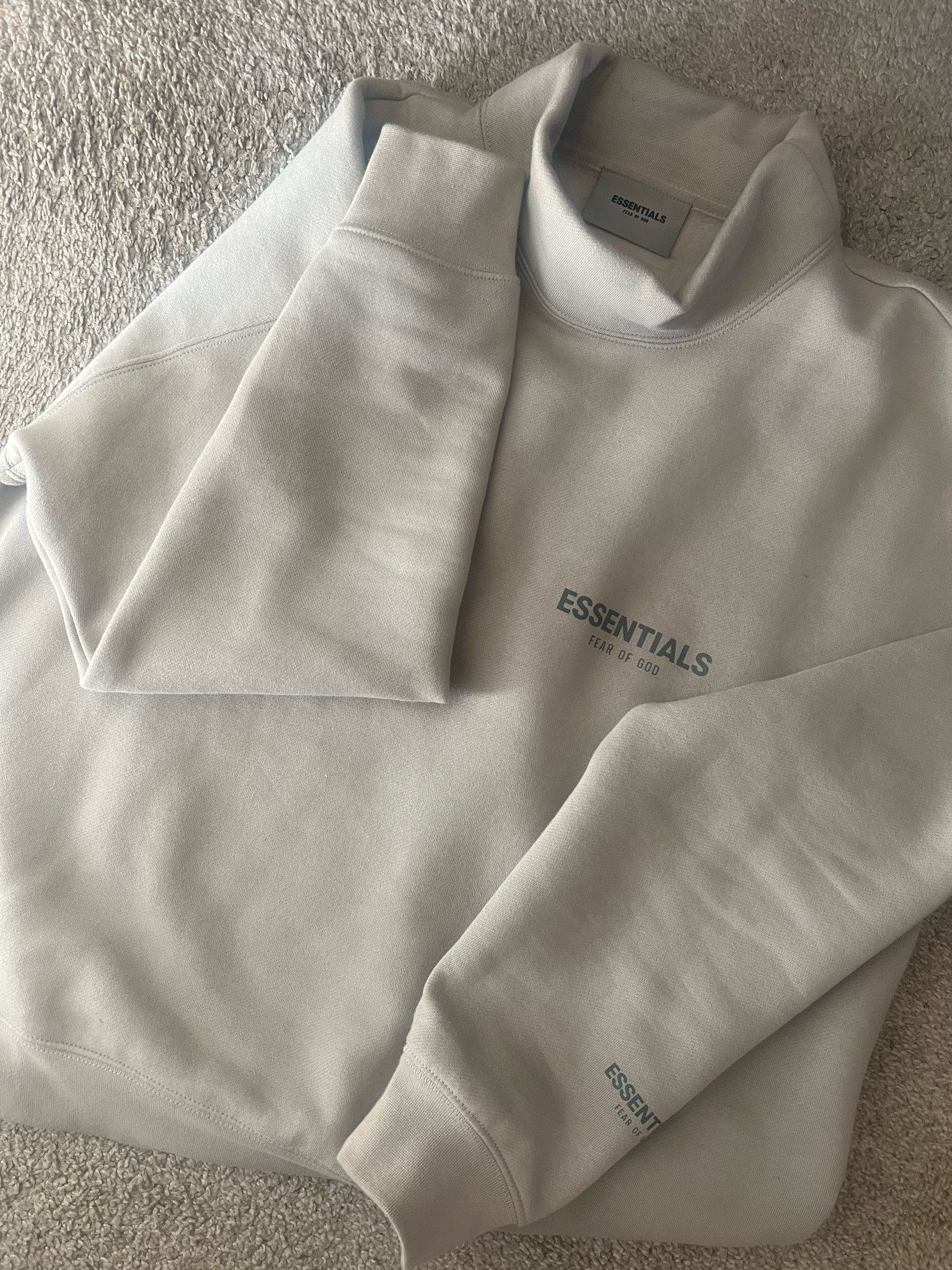 Fear Of God Essentials Mock Neck Sweater, Comfy, Stylish & Warm!  (Small) Black Owned Business

#LTKsalealert #LTKstyletip #LTKSeasonal