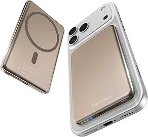 [0.3" Ultra Slim] [Alloy-Made] ULiXWH Magsafe Portable Charger for iPhone, 2026 Upgrade 5000mAh F... | Amazon (US)