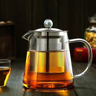Glass Teapot With Stainless Steel Infuser | Wayfair North America