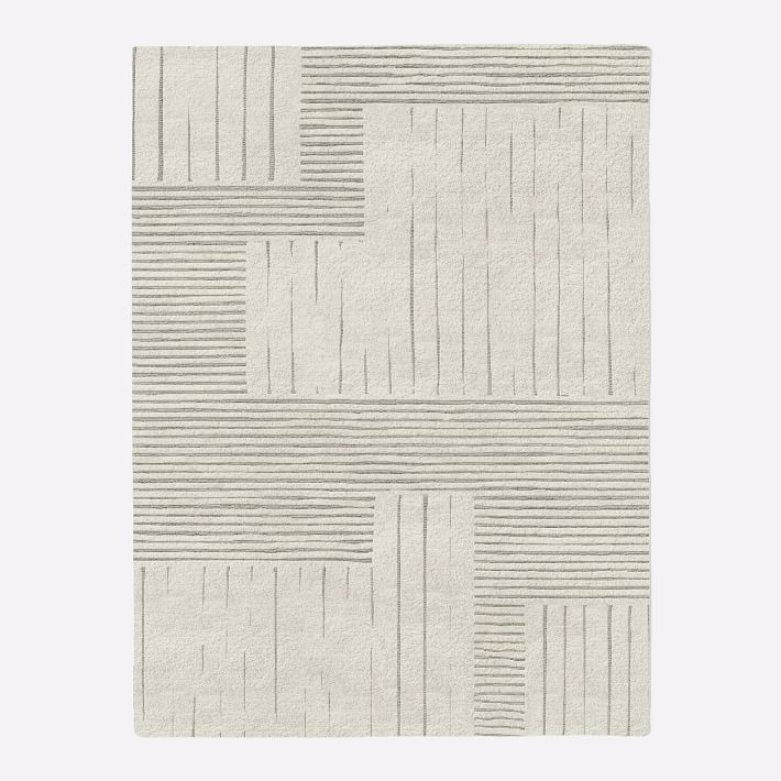 Painted Mixed Stripes Rug | West Elm (US)