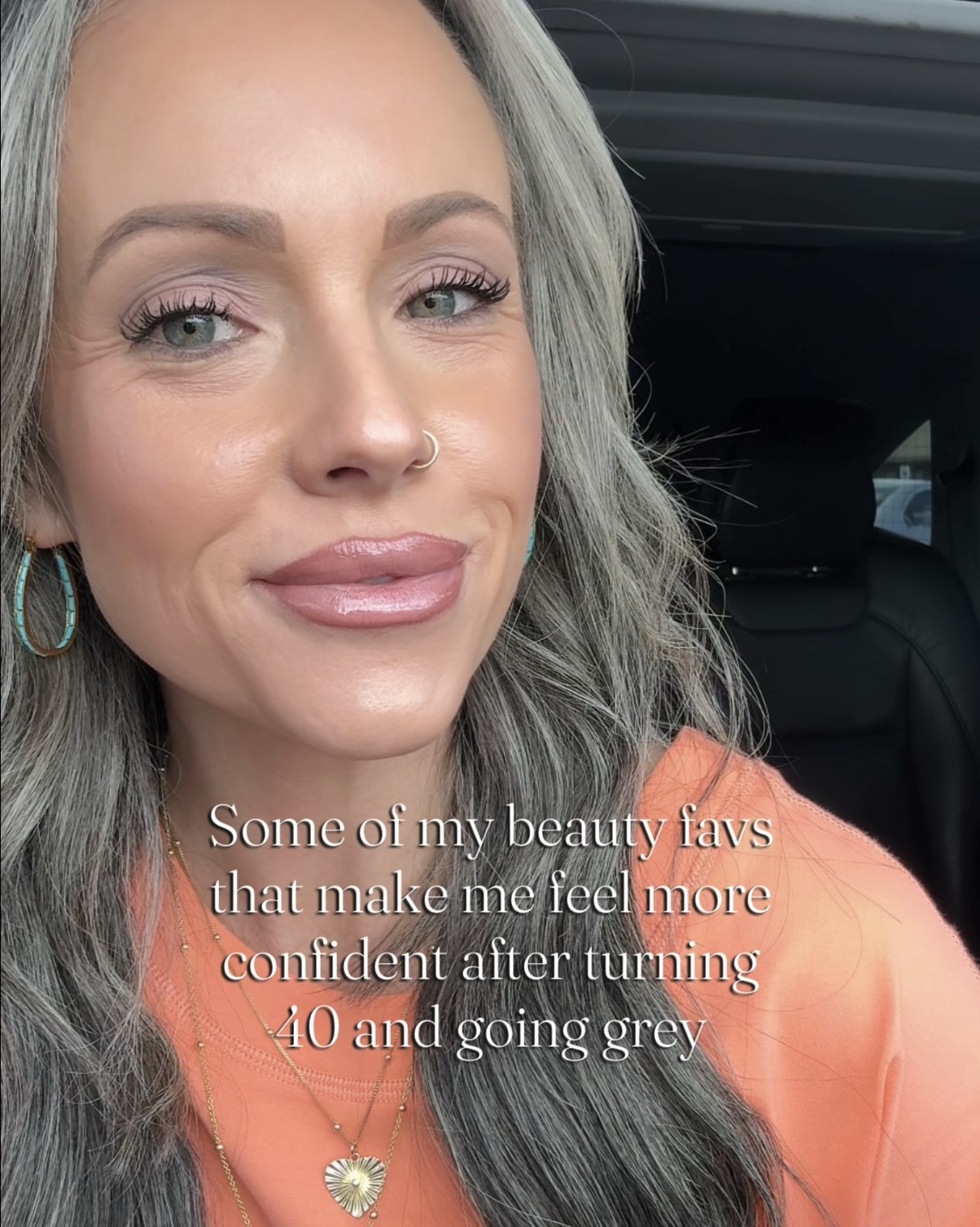 Spring nail color, favorite lip combo, milk toner & BB cream is my go-to foundation right now, 2-in-1 contour/bronzer/blush stick, the eyebrow pencil and mascara I’ve been using for years! Eyebrow pencil in the shade taupe. And of course self tanner bc a tan always makes everything better 😏 
Not pictured but I added my purple deposting shampoo, it’s fun for a little something different and washes out after several washes. #beautymusthaves #beautyfavs #millennialmom #greyhair #beautyproducts #lips #summernails 

#LTKmomlife #LTKselfcare #LTKBeauty