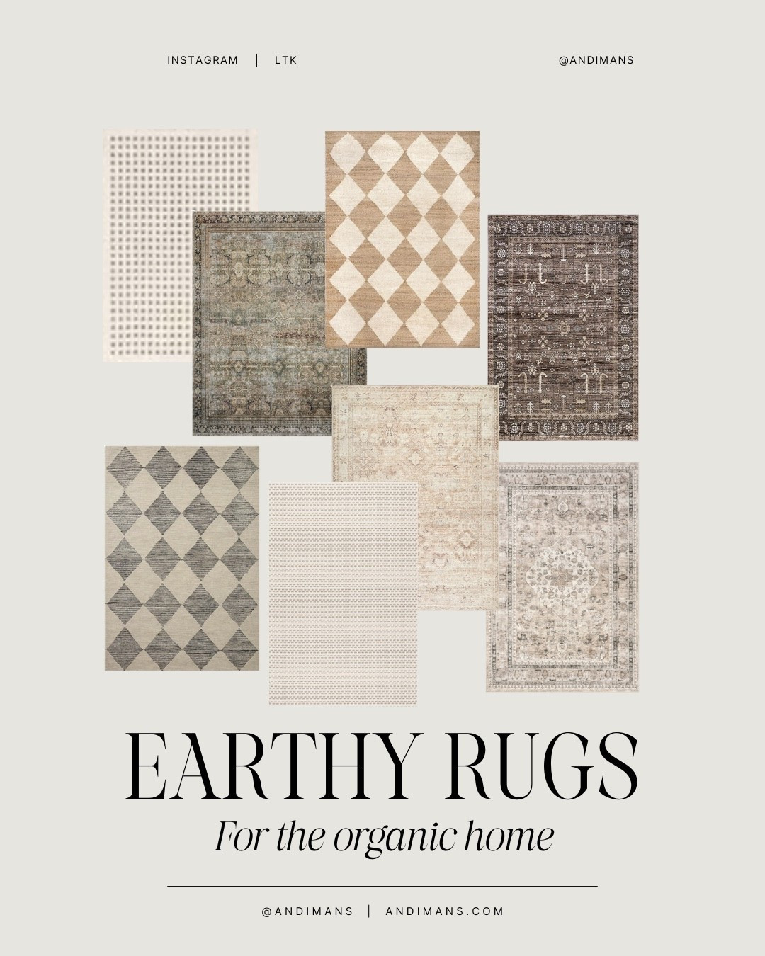 Earthy neutral rugs for the organic home!

#LTKSeasonal #LTKSaleAlert #LTKHome