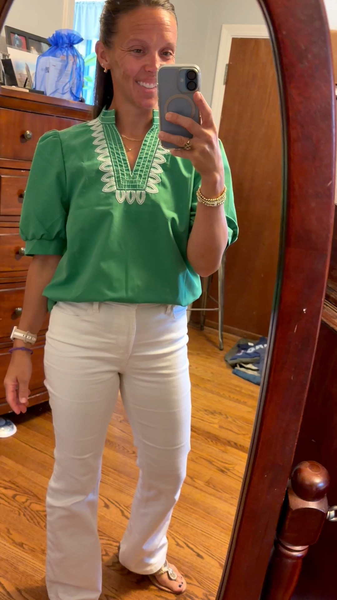 Teacher outfit - what I’m wearing today for meet the teacher, as the teacher. My jeans are on sale and I am loving this top, I just got it! I ultimately decided on the skinny jeans, I was having trouble picking !


#LTKU #LTKSaleAlert #amazon #teacheroutfit #under25 #salefinds #budgetfriendly #teacheroutfit #necklacestack #designerdupe #beewatch #flarejeans #oldnavy
#LTKstorytime #summeroutfit

#LTKU #LTKOver40 #LTKvlog