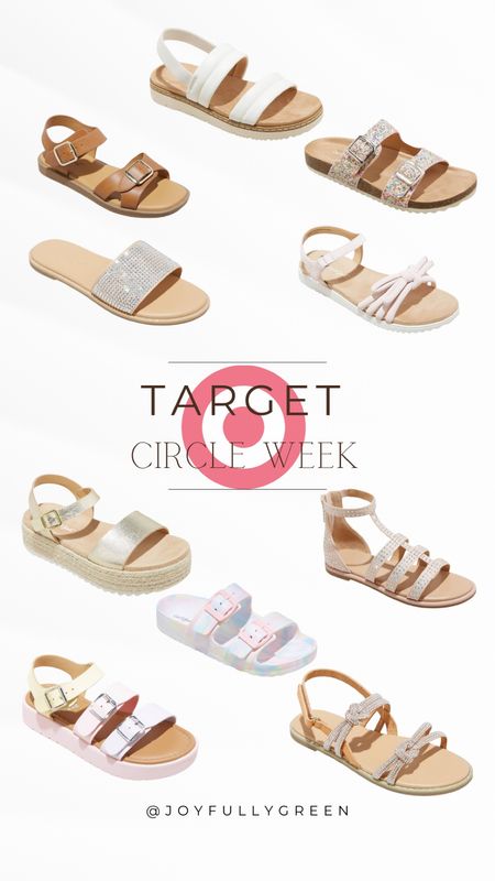 Target circle week // girls sandals // summer outfits 

#LTKsalealert #LTKSeasonal