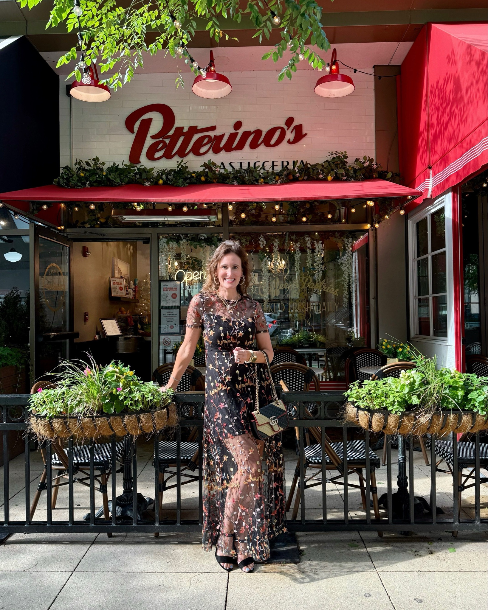 An absolutely gem of a dress in the cutest hidden cafe right in the Loop. 
