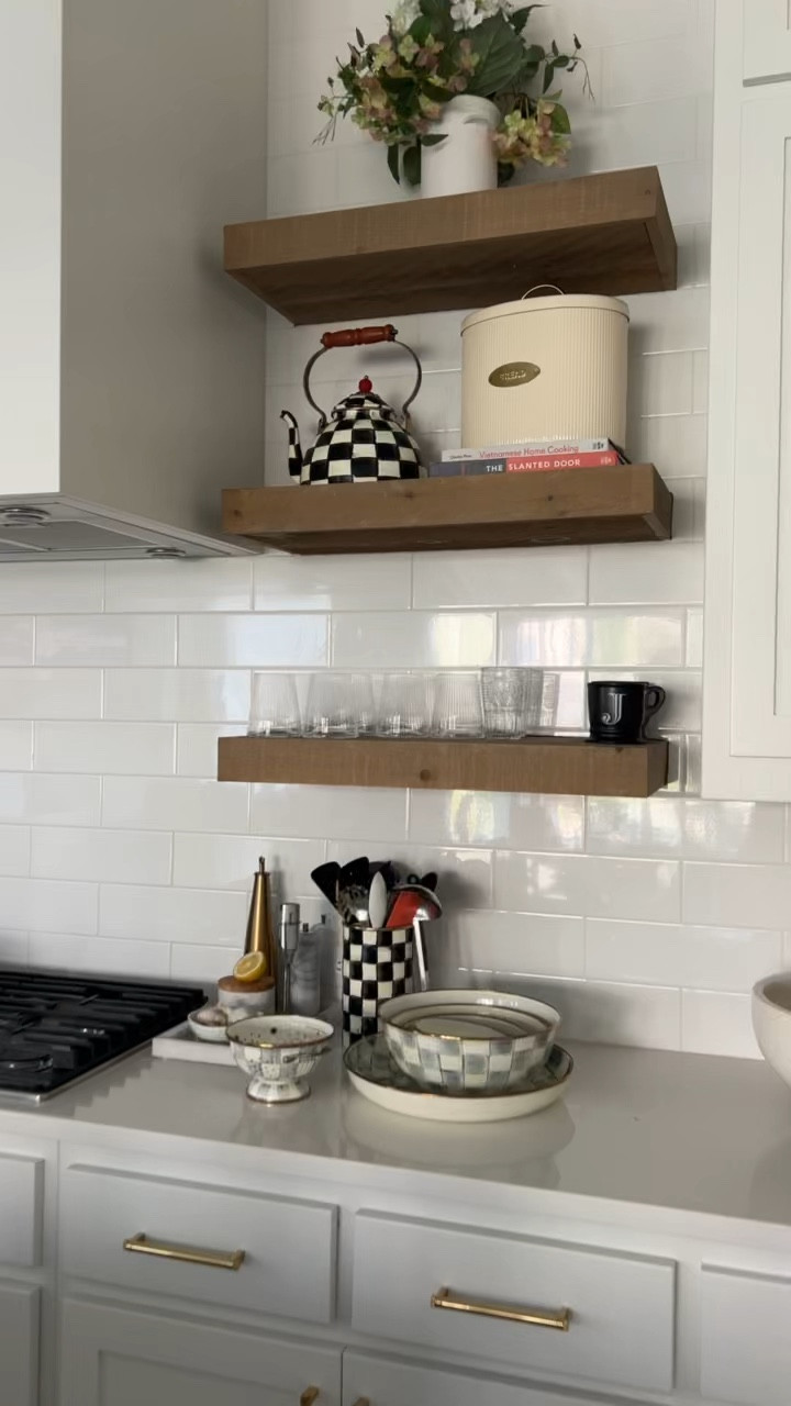 Kitchen items with the Sterling Check plates, bowls and colanders that I am loving! We also use the Courtly Check tea kettle and holder. Love these items for a clean and bright kitchen. On sale for up to 60% off for the barn sale! 

@mackenziechilds #MCpartner 

#LTKStyleTip #LTKSaleAlert #LTKHome