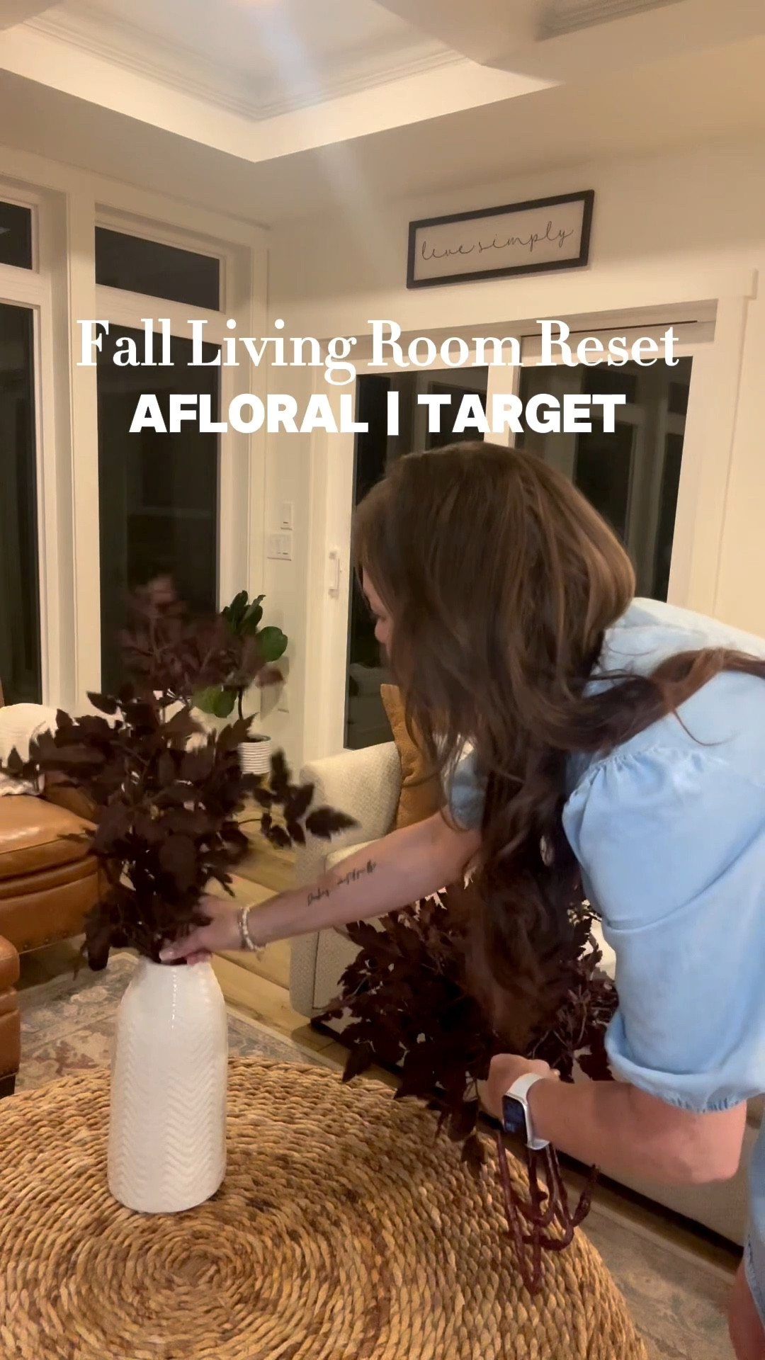 A little cozy living room refresh for the season 🎃 

#LTKSeasonal #LTKHome #LTKFamily