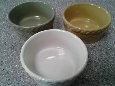 3 Riviera Van Beers Signature Home Grown Ramekins Stoneware 8Oz 4.25” x 2” | eBay US