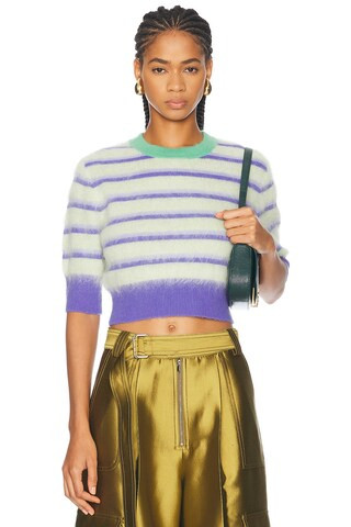 Cropped Ringer Sweater | FWRD 