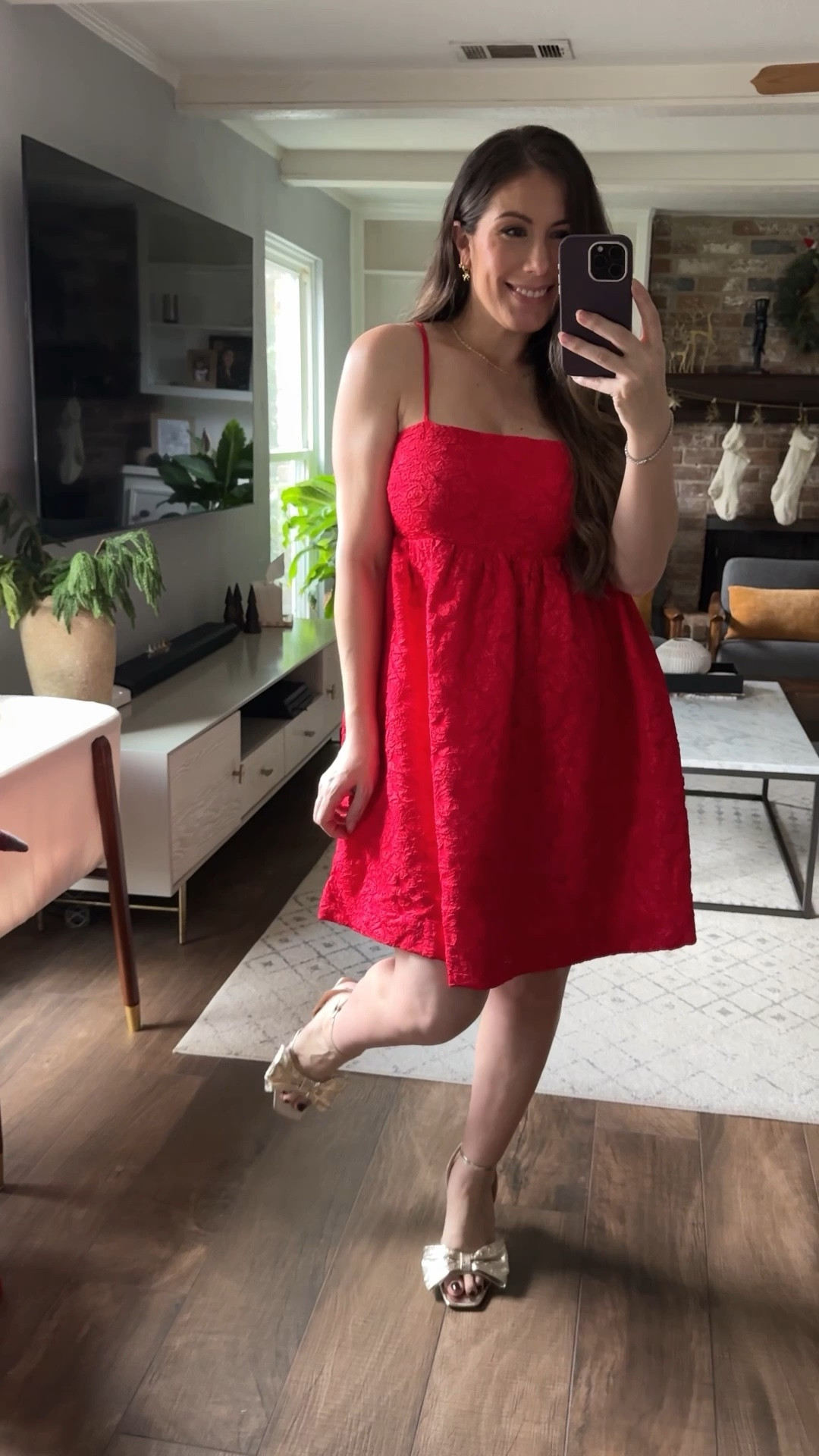 The cutest Christmas dress 😍😍 if you’re looking for a holiday outfit, this one is it!! Wearing size medium — fits TTS.  Also available in black! 

Walmart outfit, Walmart style, Walmart dress, Free Assembly, Walmart haul, holiday party outfits 

#LTKHoliday #LTKWedding #LTKFindsUnder50