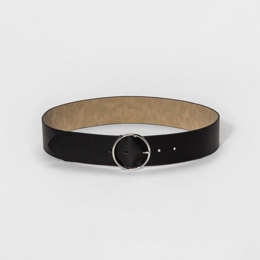 Women's Wide Width Circle Belt - Mossimo Supply Co.™ Black | Target