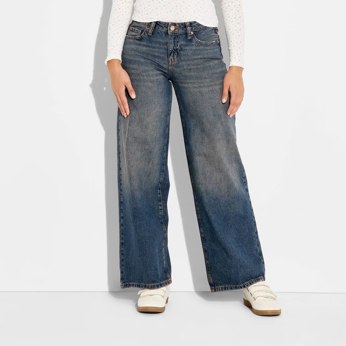 Women's Low-Rise Baggy Jeans - Wild Fable™ | Target