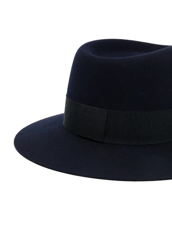 Maison Michel Andre Fedora Hat | Blue | FARFETCH | Farfetch Global