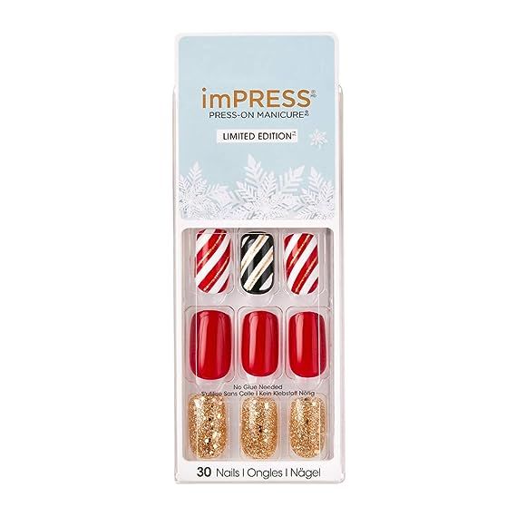 imPRESS Press-on Manicure Kit Holiday Designs - Doorbuster | Amazon (US)