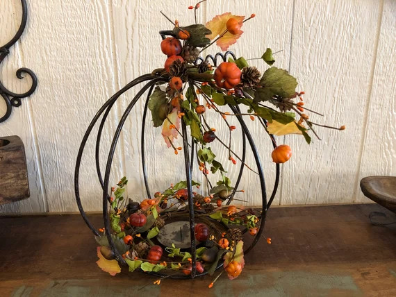 Metal Pumpkin Large | Etsy | Etsy (US)